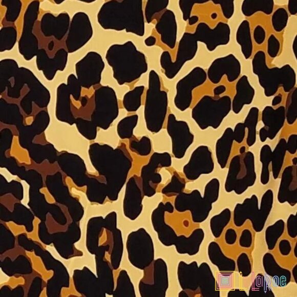 LulaRoe Leggings Leopard Print Black/Brown/Peach ONE SIZE (2-12) - Picture 6 of 11